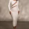 JLUXLABEL Ivory More To Love Maxi Dress