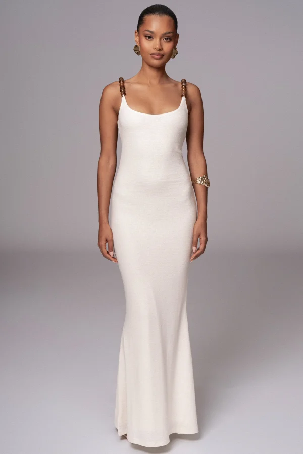 JLUXLABEL Ivory Nautical Escape Maxi Dress