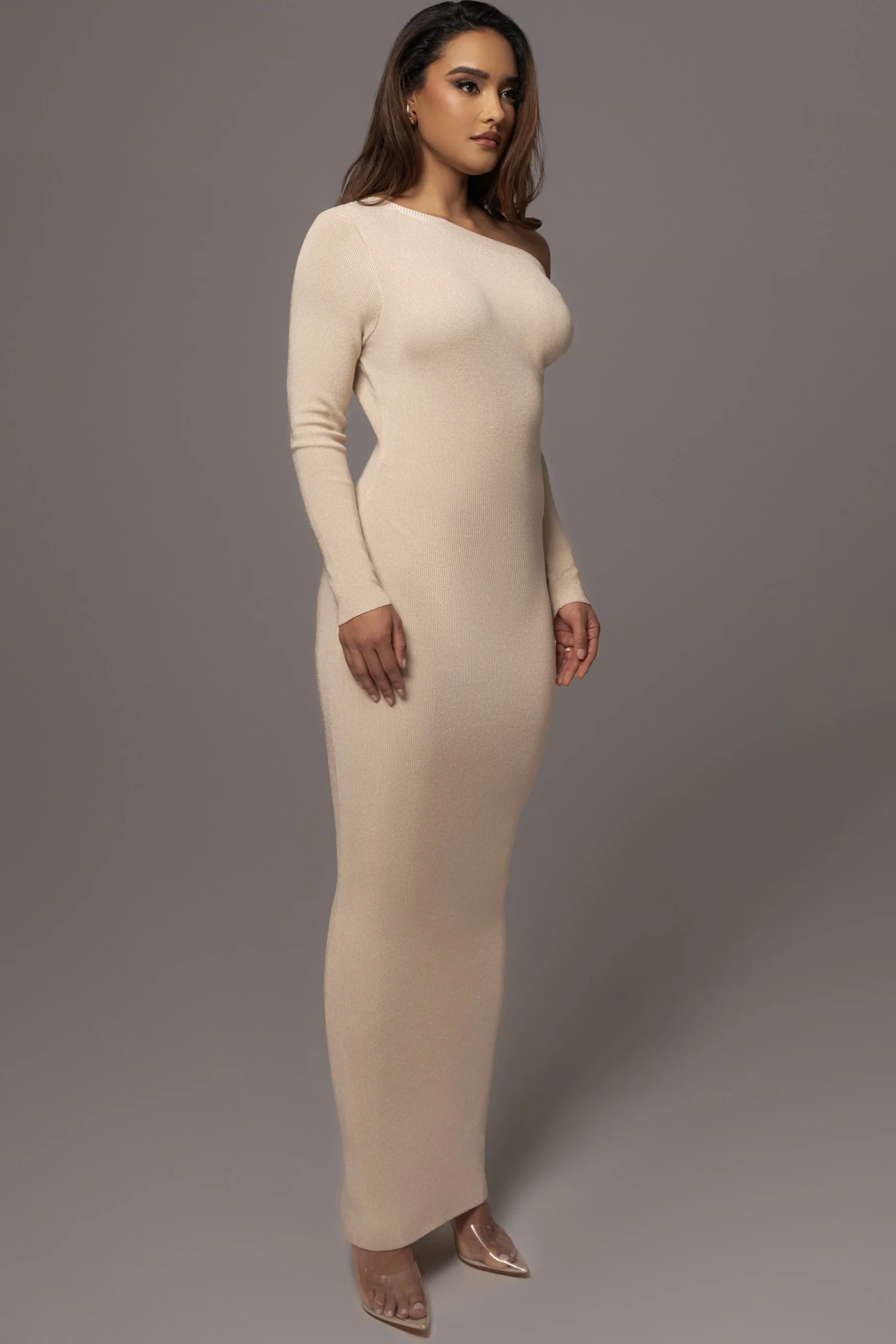 ivory_night_shimmers_asym_5.webp JLUXLABEL Ivory Night Shimmers Asymmetrical Maxi Dress