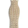 JLUXLABEL Ivory Odyssey Maxi Dress
