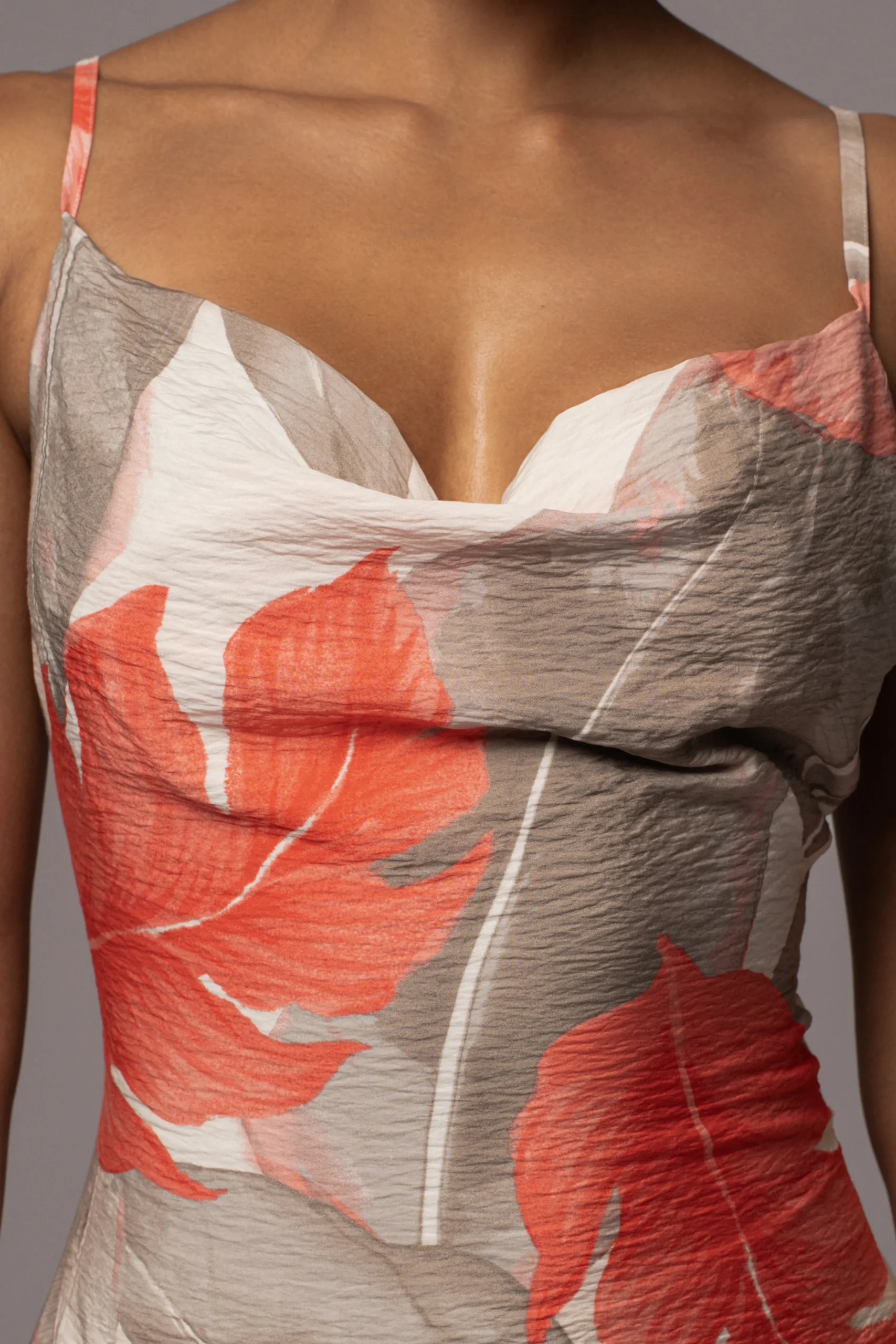 ivory_palm_print_marise_d_20.webp JLUXLABEL Ivory Palm Print Marise Drape Mini Dress