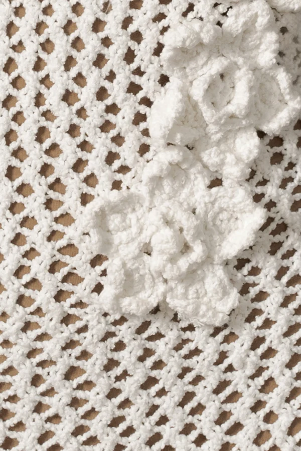JLUXLABEL Ivory Paradise Crochet Maxi Dress