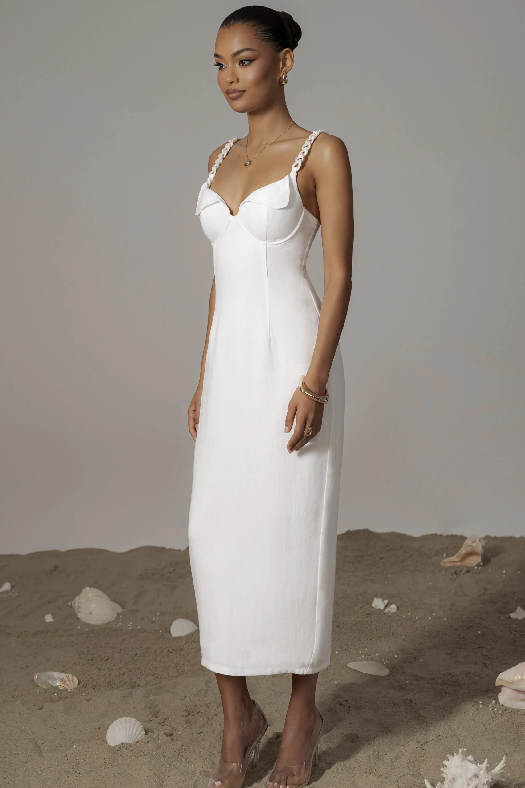 ivory_secret_hideout_line_5.webp JLUXLABEL Ivory Secret Hideout Linen Dress