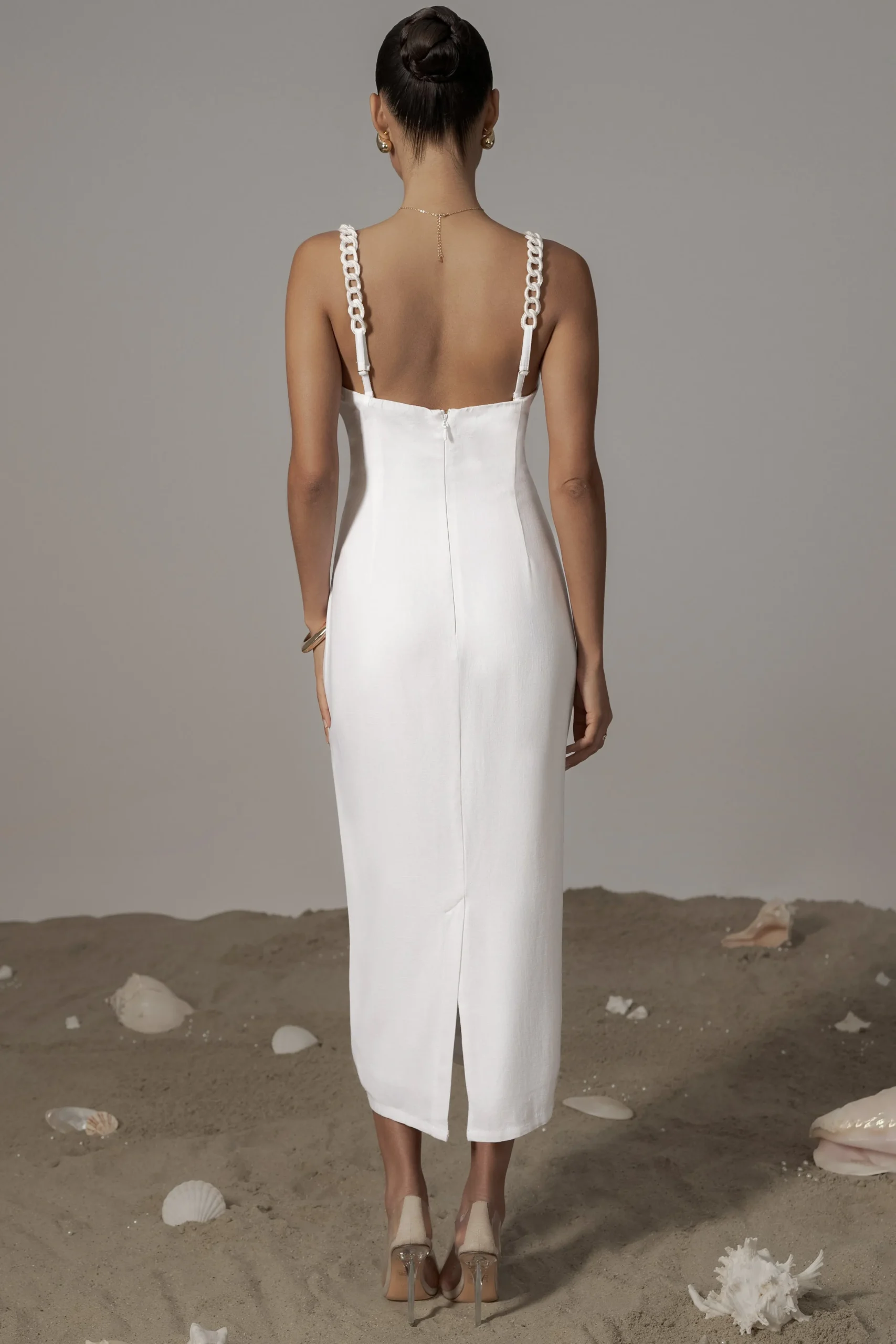 ivory_secret_hideout_line_8.webp JLUXLABEL Ivory Secret Hideout Linen Dress