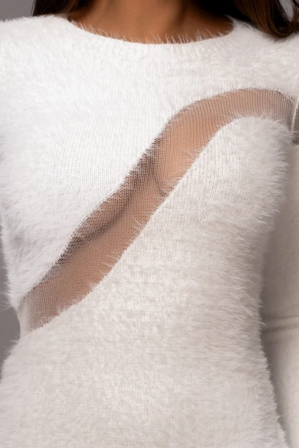 JLUXLABEL Ivory Toni Knit Maxi Dress