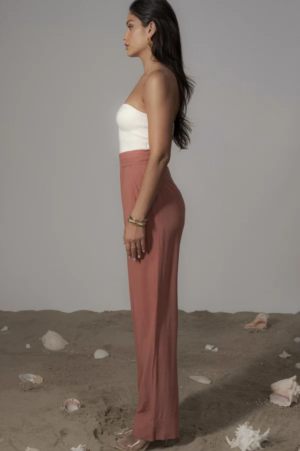 JLUXLABEL Ivory Tropic Oasis Top