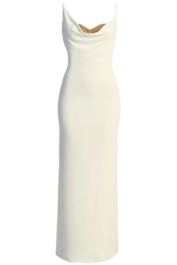 JLUXLABEL Ivory Until Forever Maxi Dress