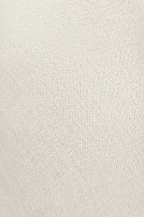JLUXLABEL Ivory Villa Views Linen Trousers