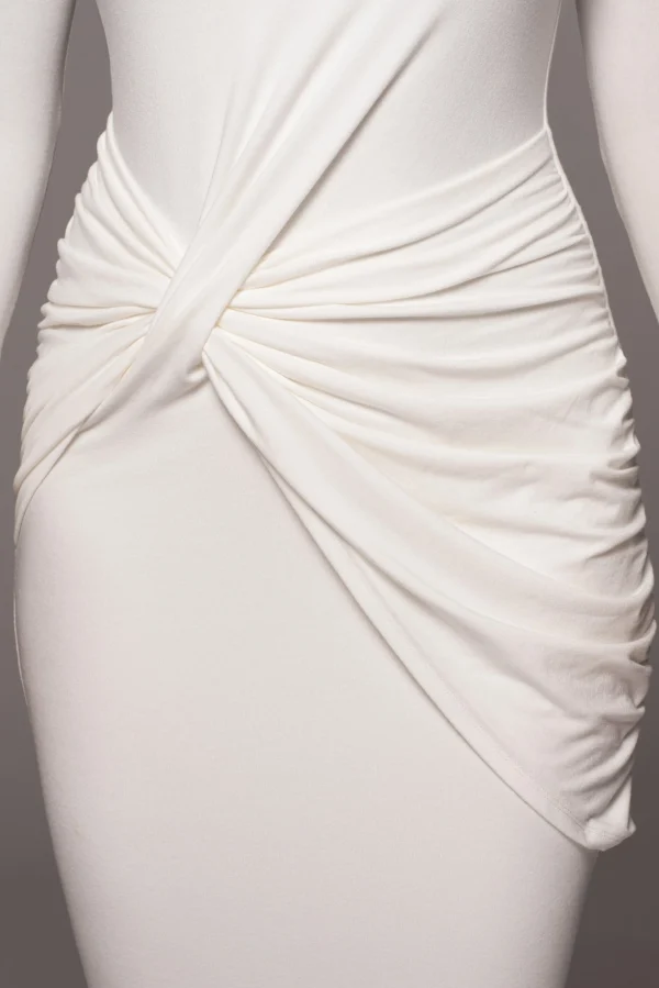 JLUXLABEL Jluxbasix Ivory Modern Lovers Midi Dress