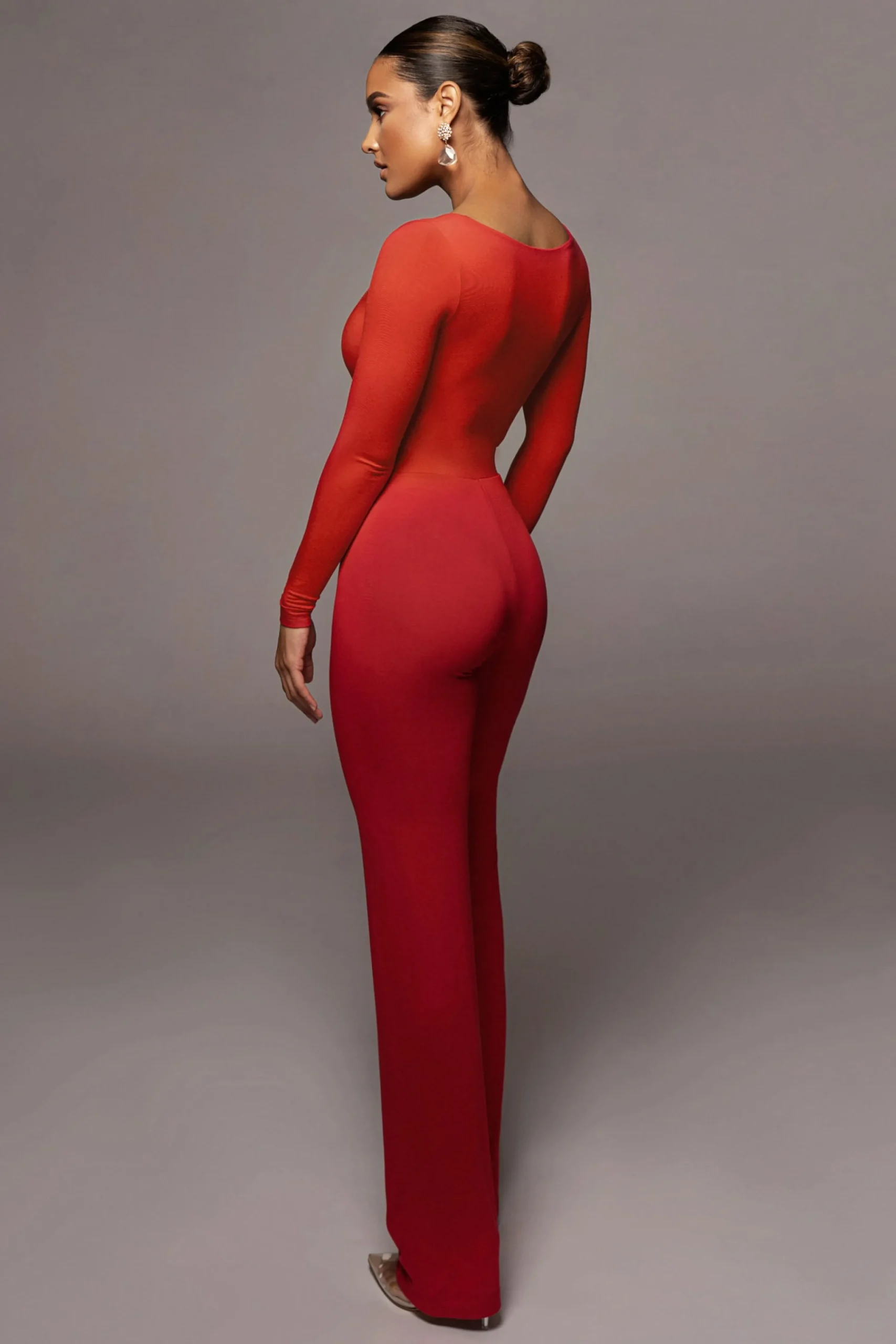 jluxbasix_red_bethie_scoo_7.webp JLUXLABEL Jluxbasix Red Bethie Scoop Long Sleeve Bodysuit
