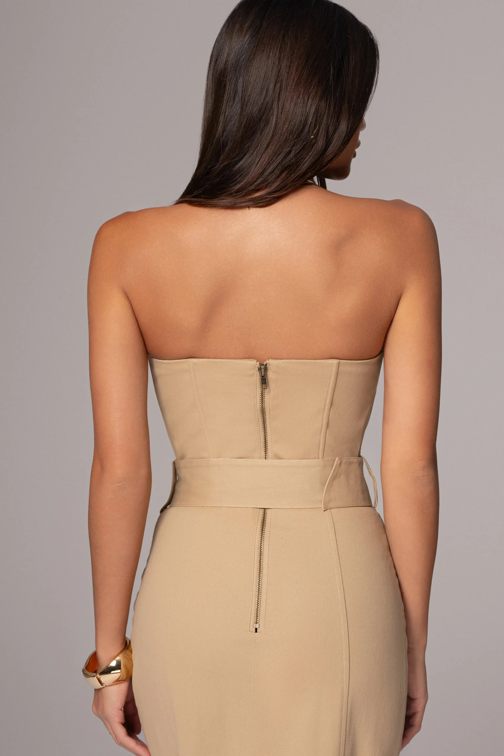 khaki_asymmetric_belted_m_19.webp JLUXLABEL Khaki Asymmetric Belted Midi Dress