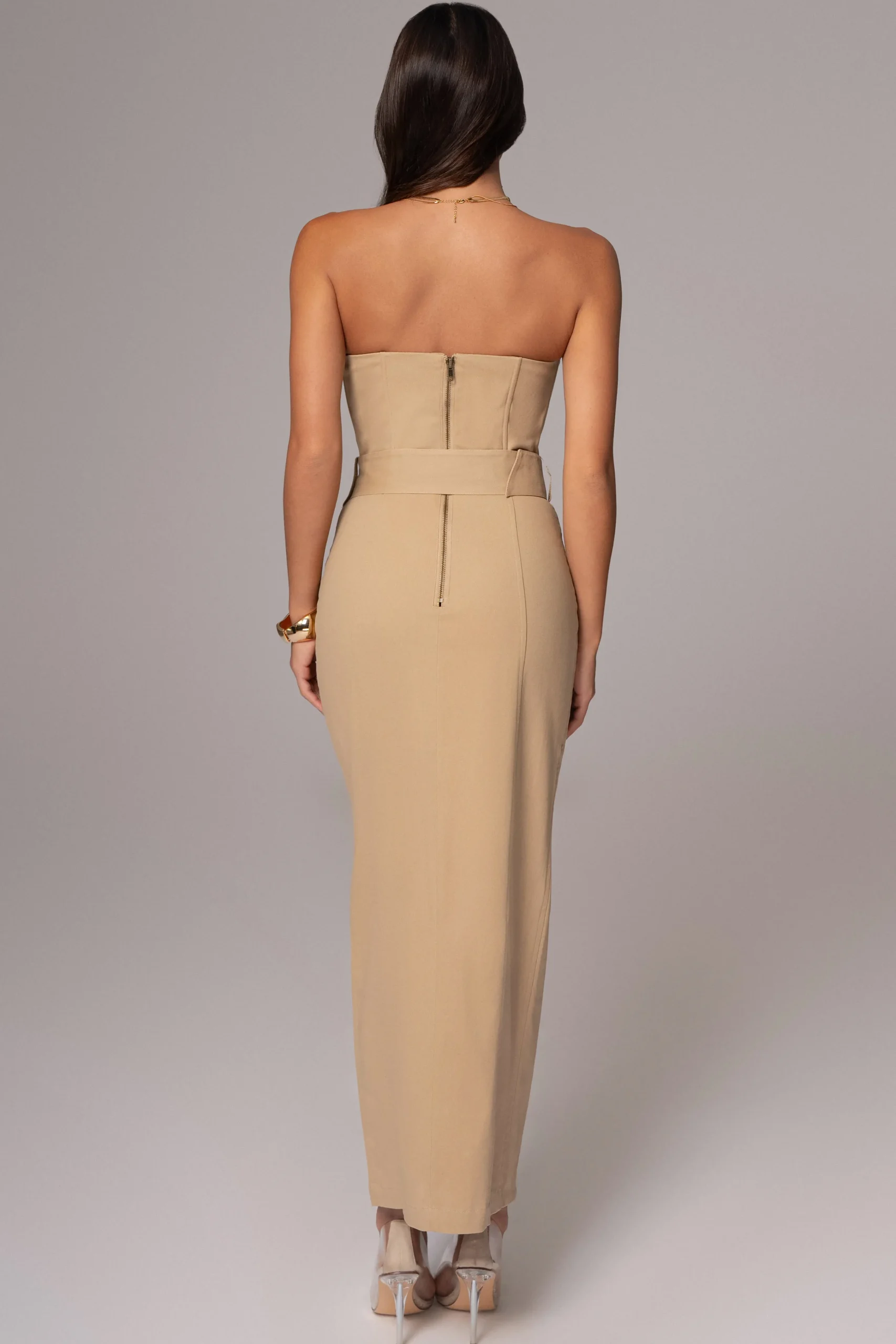 khaki_asymmetric_belted_m_21.webp JLUXLABEL Khaki Asymmetric Belted Midi Dress