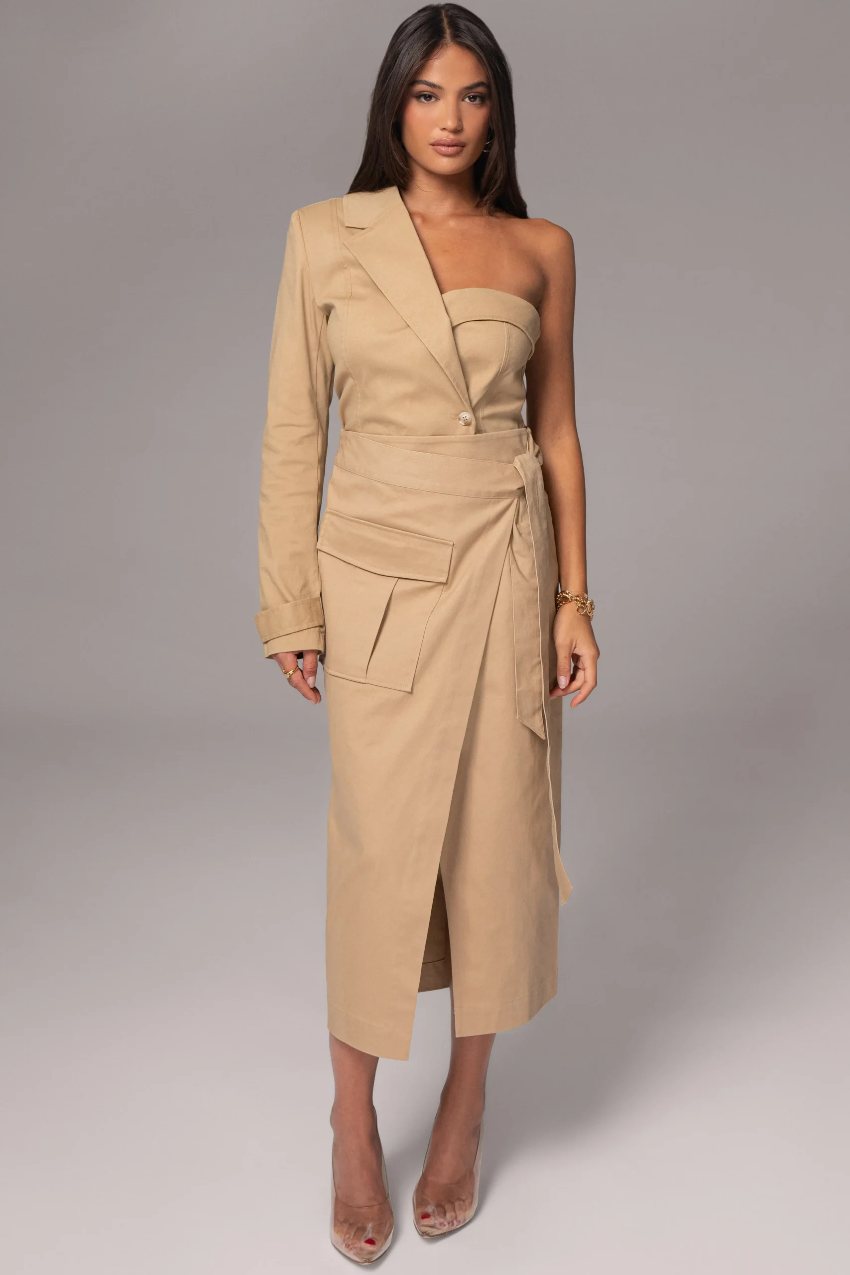 khaki_city_life_cargo_ski_2.webp JLUXLABEL Khaki City Life Cargo Skirt