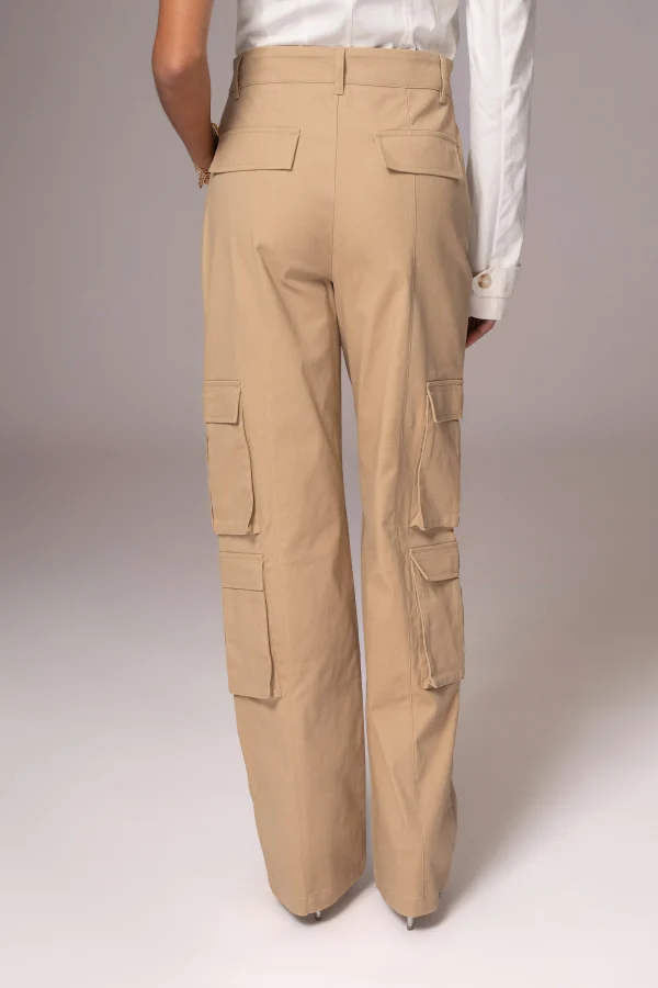 JLUXLABEL Khaki Double Take Cargo Pants