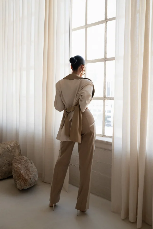 JLUXLABEL Khaki For The Moment Pants