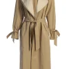 JLUXLABEL Khaki Shona Oversized Coat