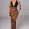 JLUXLABEL Leopard Print Keily Maxi Dress