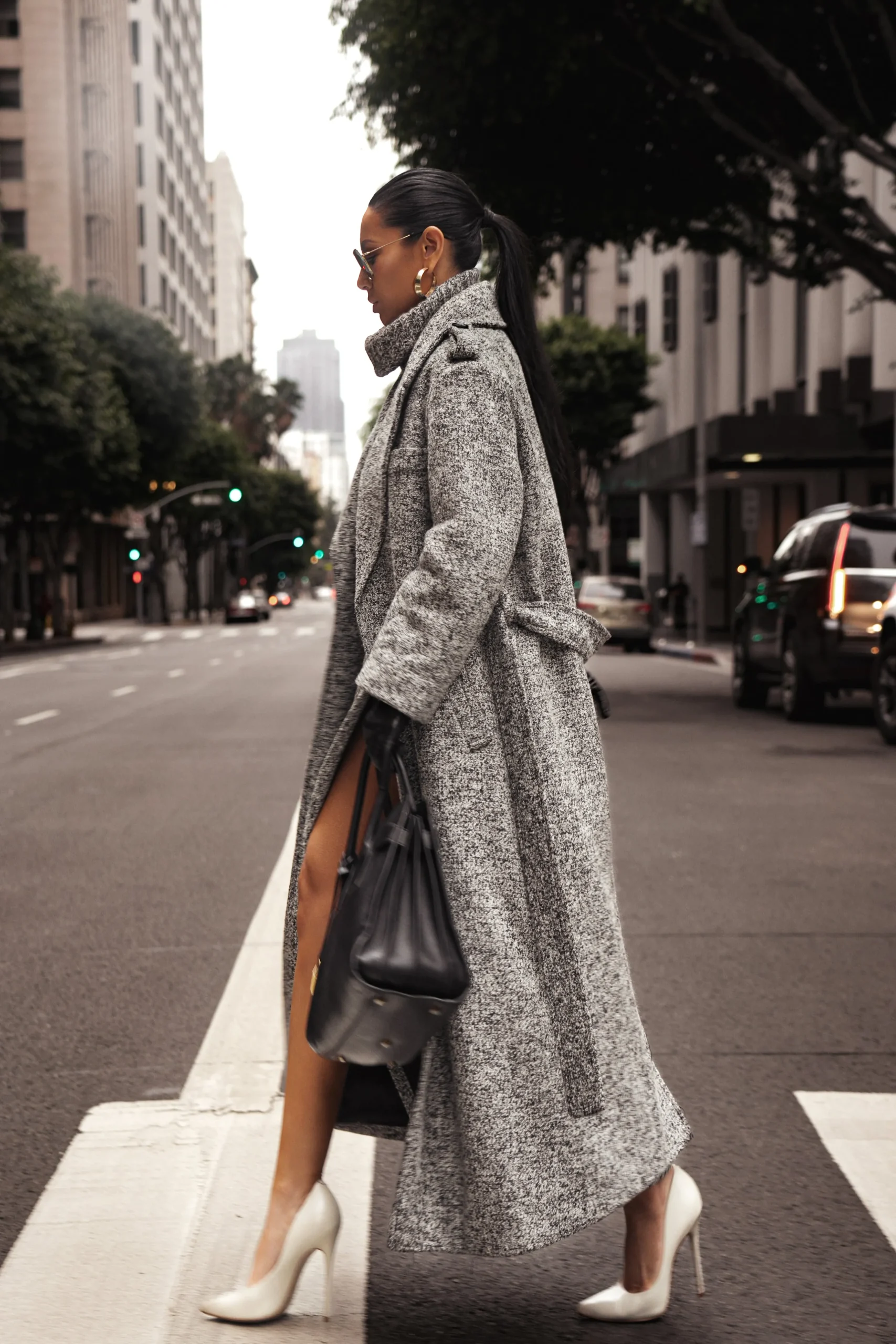 lt_grey_savannah_belted_t_2.webp JLUXLABEL Lt. Grey Savannah Belted Tweed Coat