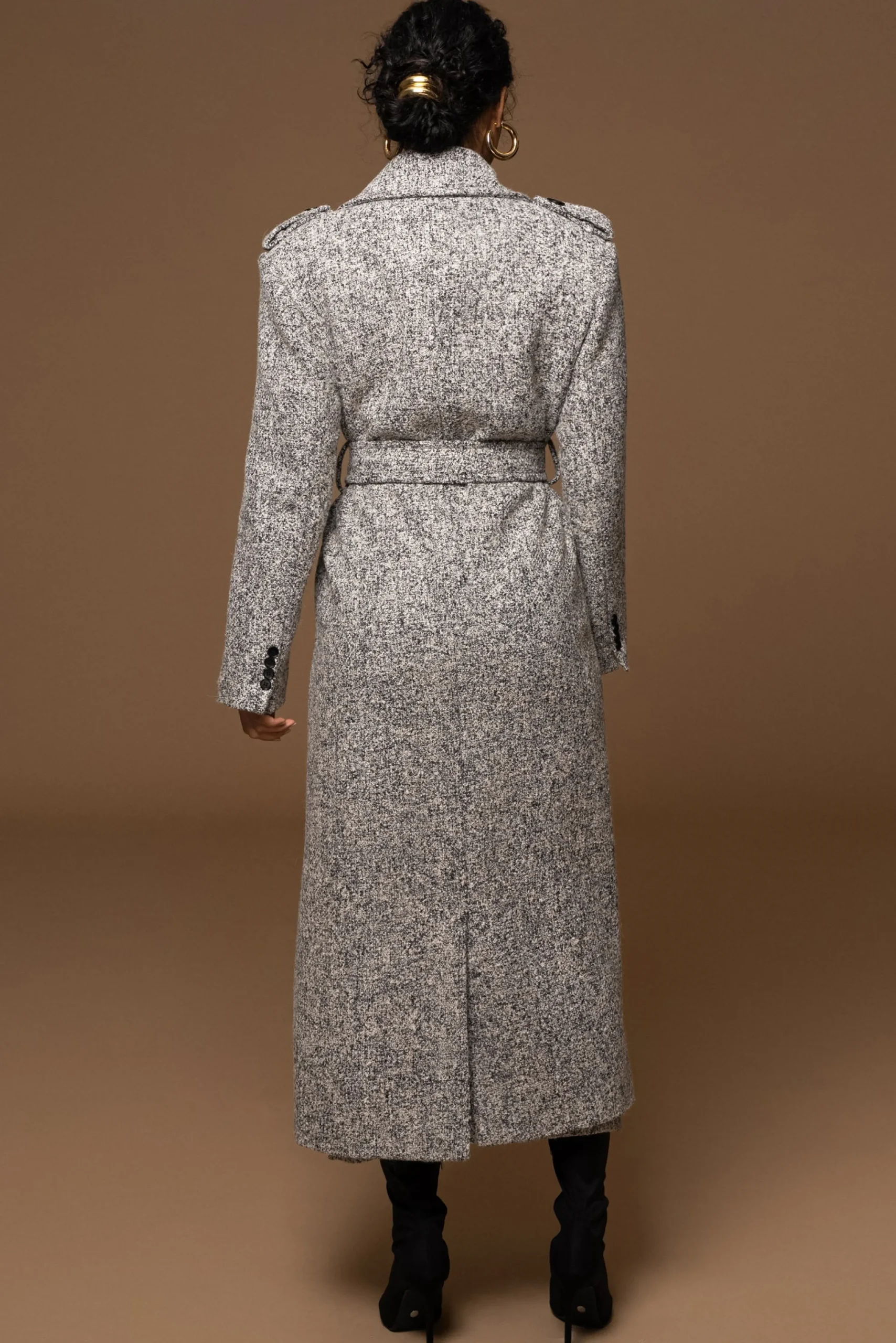 lt_grey_savannah_belted_t_30.webp JLUXLABEL Lt. Grey Savannah Belted Tweed Coat