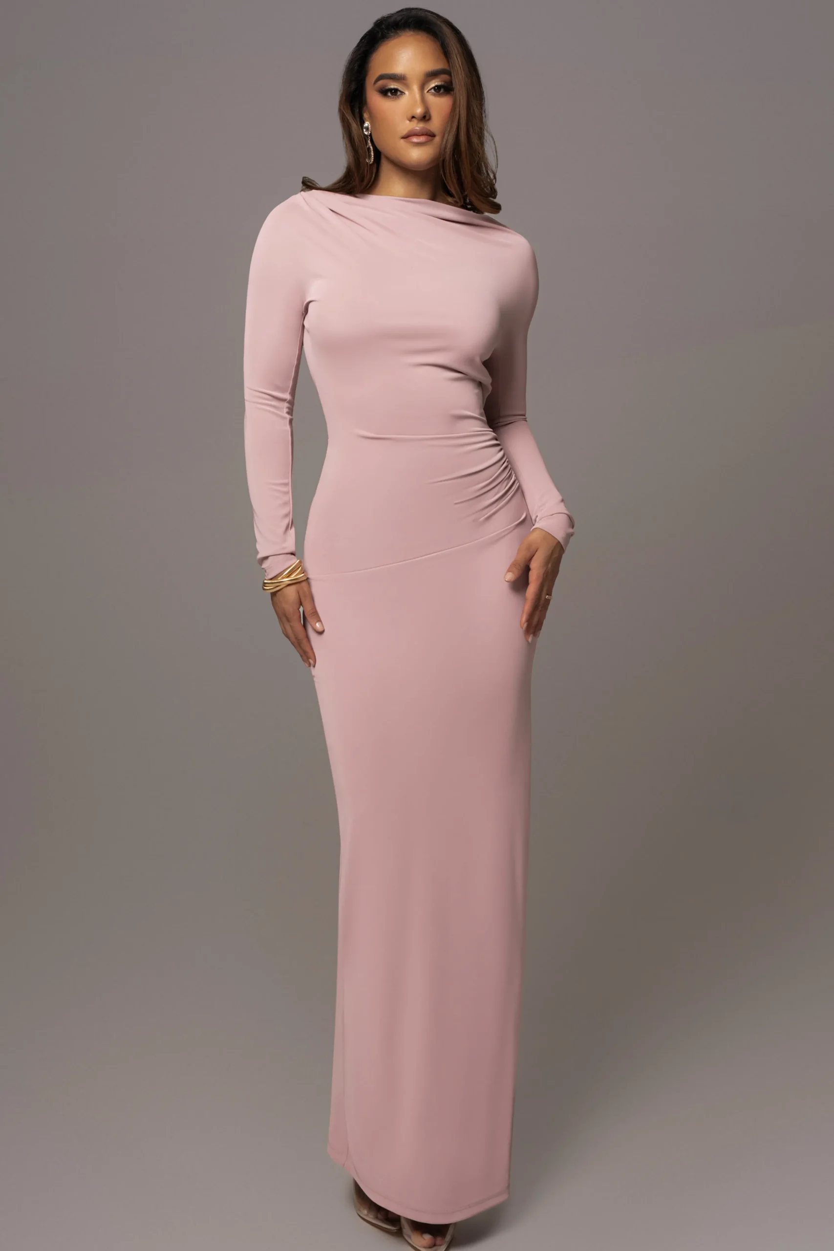 mauve_kathleen_slit_maxi__0.webp JLUXLABEL Mauve Kathleen Slit Maxi Dress
