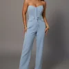 JLUXLABEL Medium Wash Denim Aline Jeans