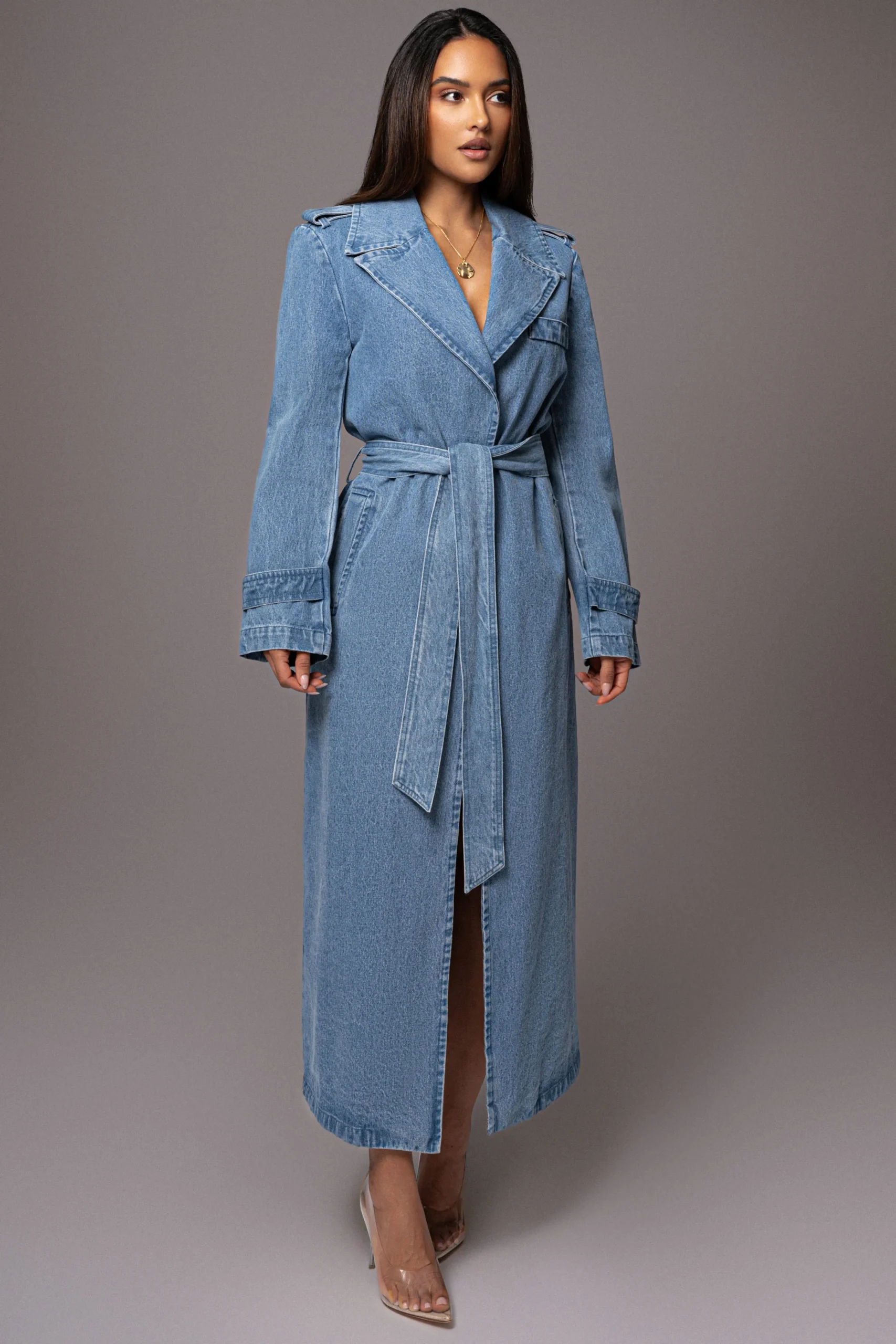 medium_wash_savannah_belt_16.webp JLUXLABEL Medium Wash Savannah Belted Denim Coat
