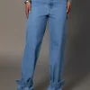 JLUXLABEL Medium Wash Sissel Denim Jeans