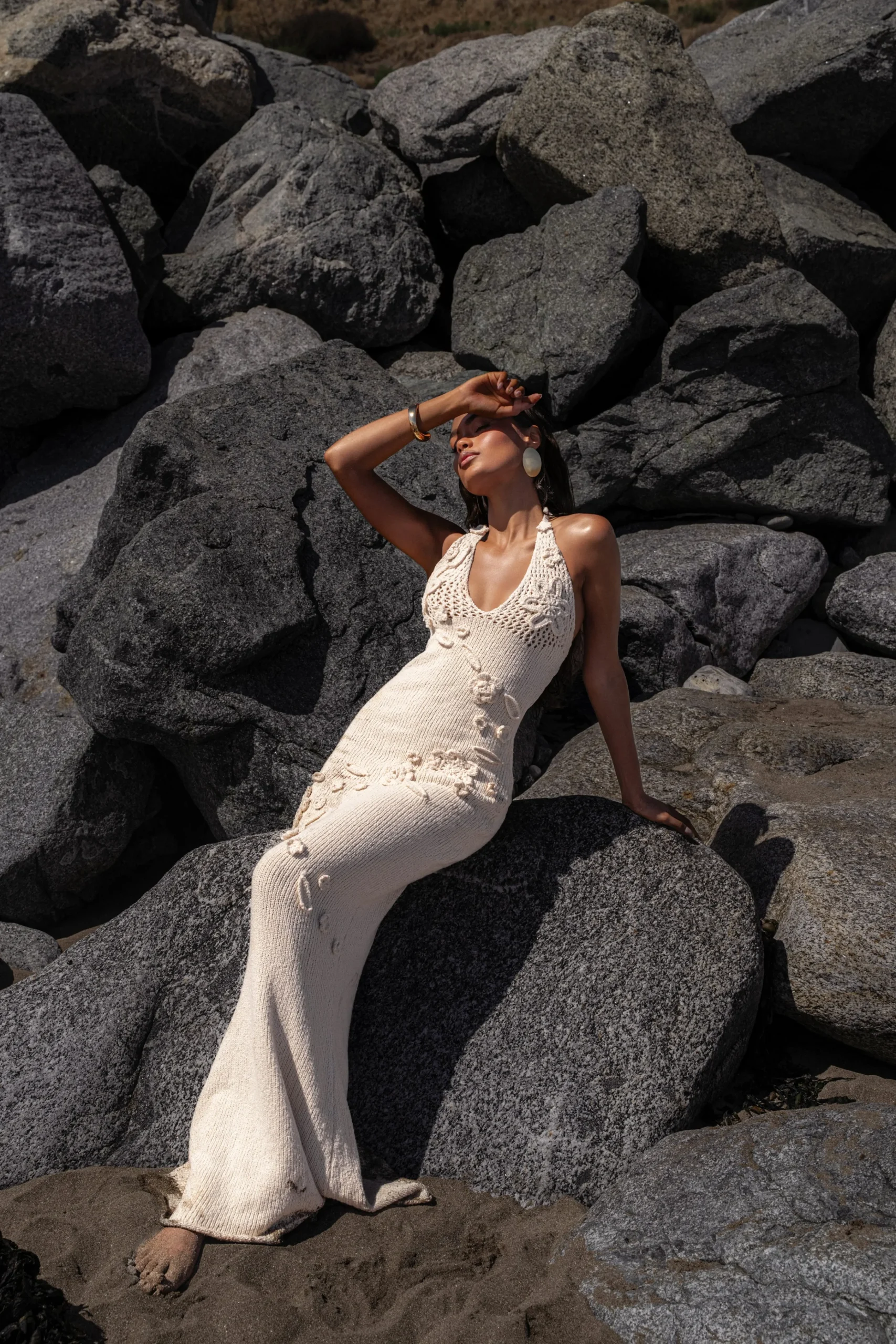 milk_seaside_halter_maxi__9.webp JLUXLABEL Milk Seaside Halter Maxi Dress
