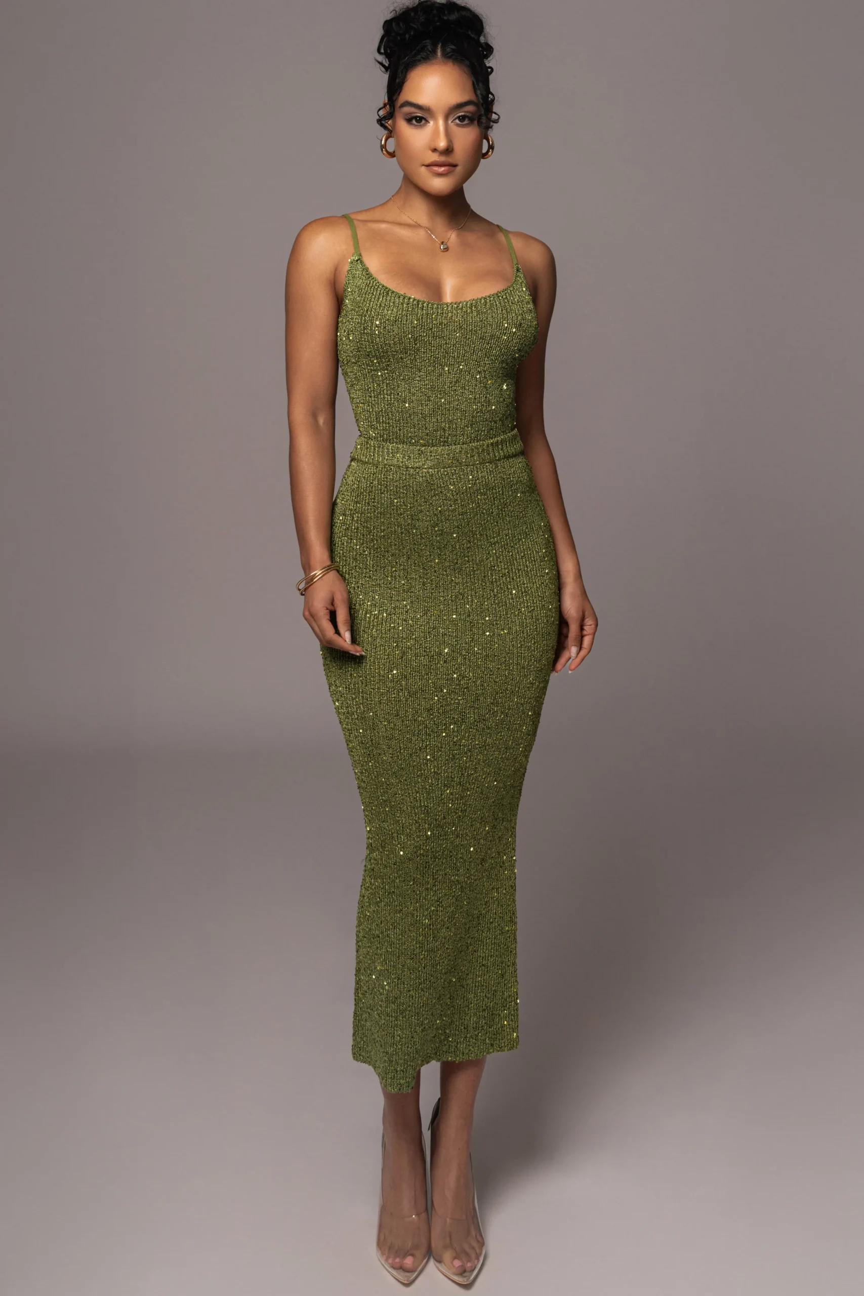 moss_palace_sequin_skirt__0.webp JLUXLABEL Moss Palace Sequin Skirt Set