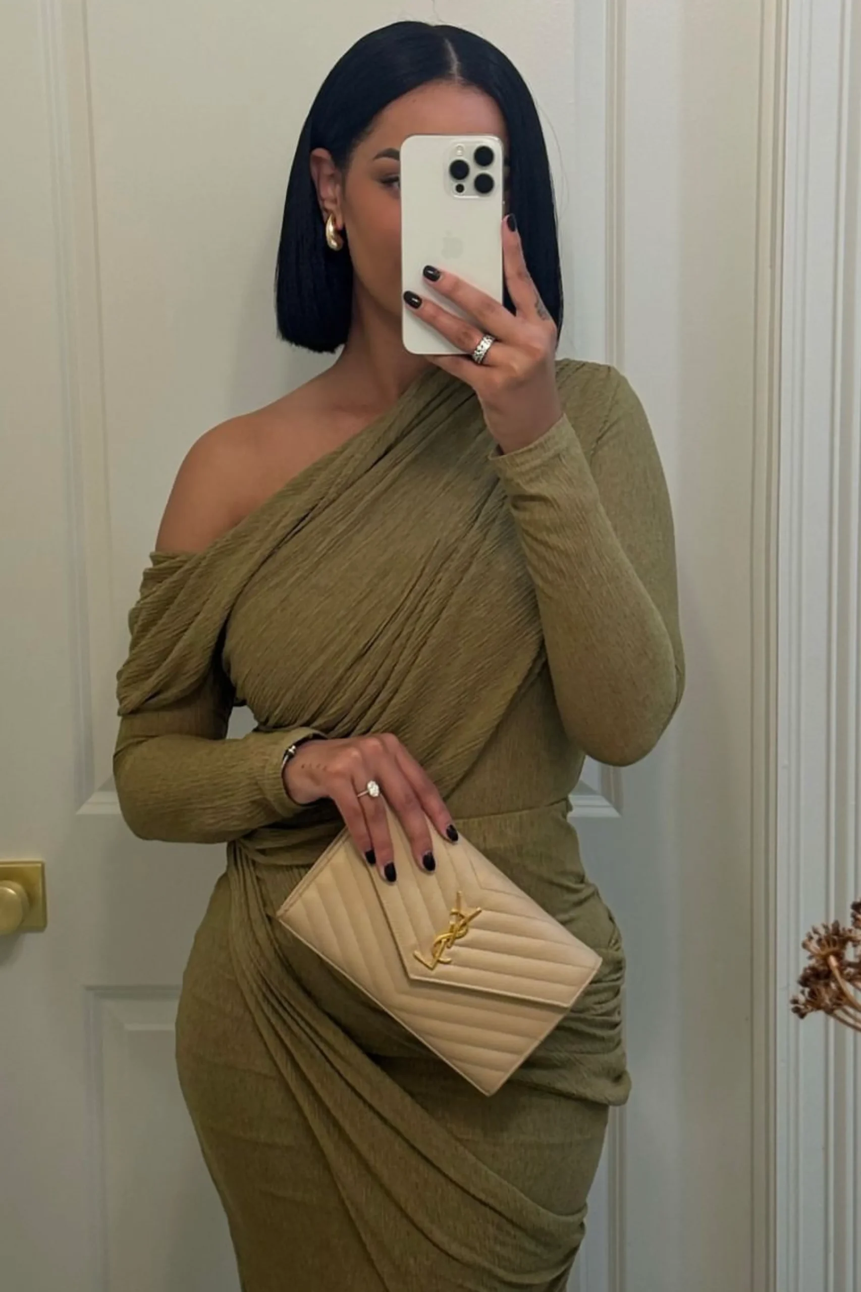 moss_textured_one_shoulde_4.webp JLUXLABEL Moss Textured One Shoulder Bodysuit