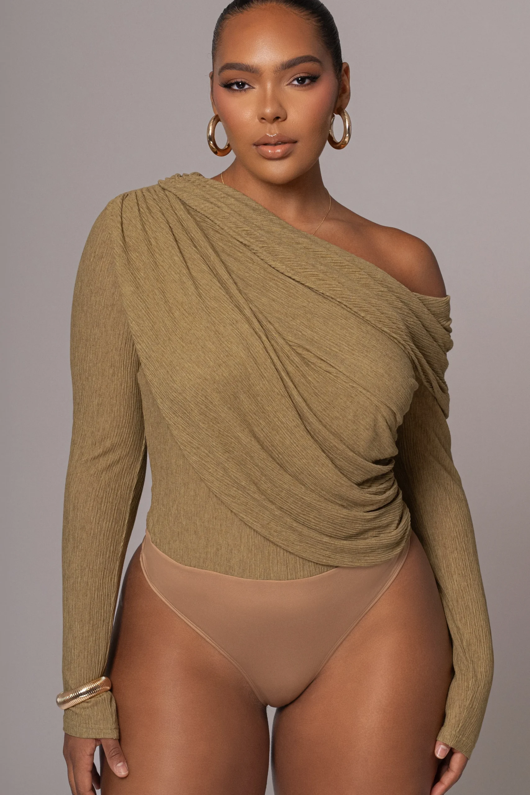 moss_textured_one_shoulde_5.webp JLUXLABEL Moss Textured One Shoulder Bodysuit