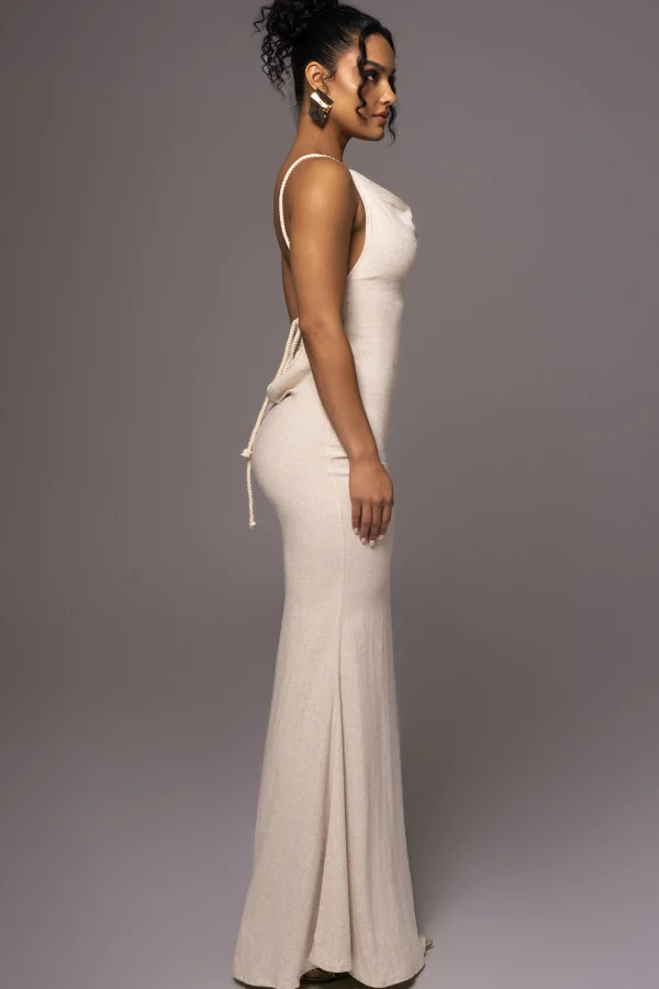 JLUXLABEL Natural Adventure Awaits Linen Maxi Dress