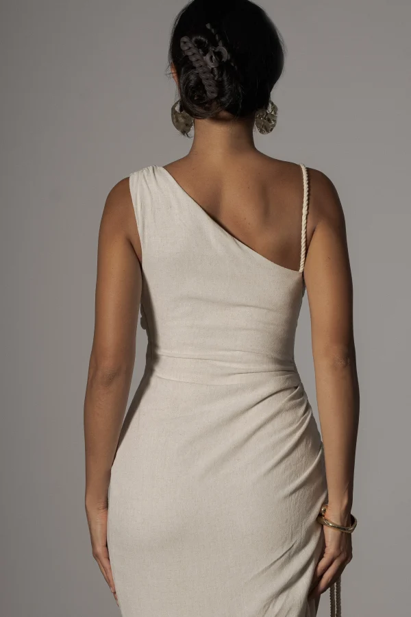 JLUXLABEL Natural Dreaming Of Summer Linen Dress