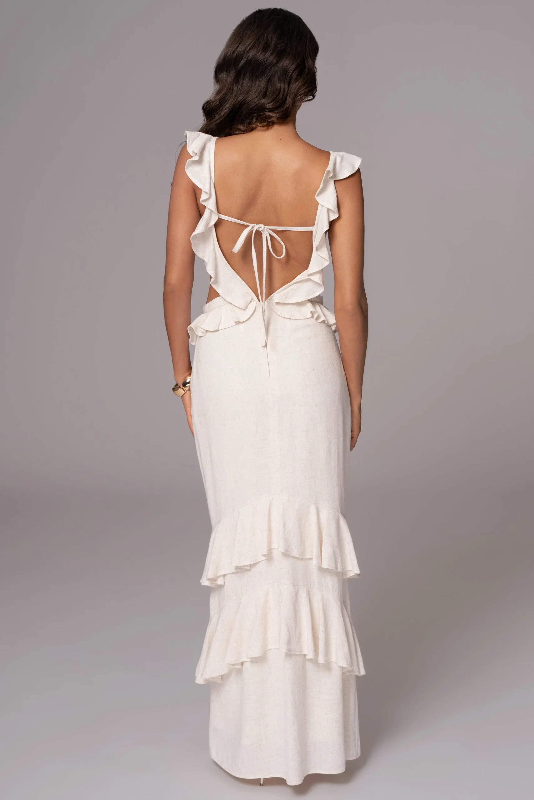 natural_sunshine_ruffle_l_8.webp JLUXLABEL Natural Sunshine Ruffle Linen Dress