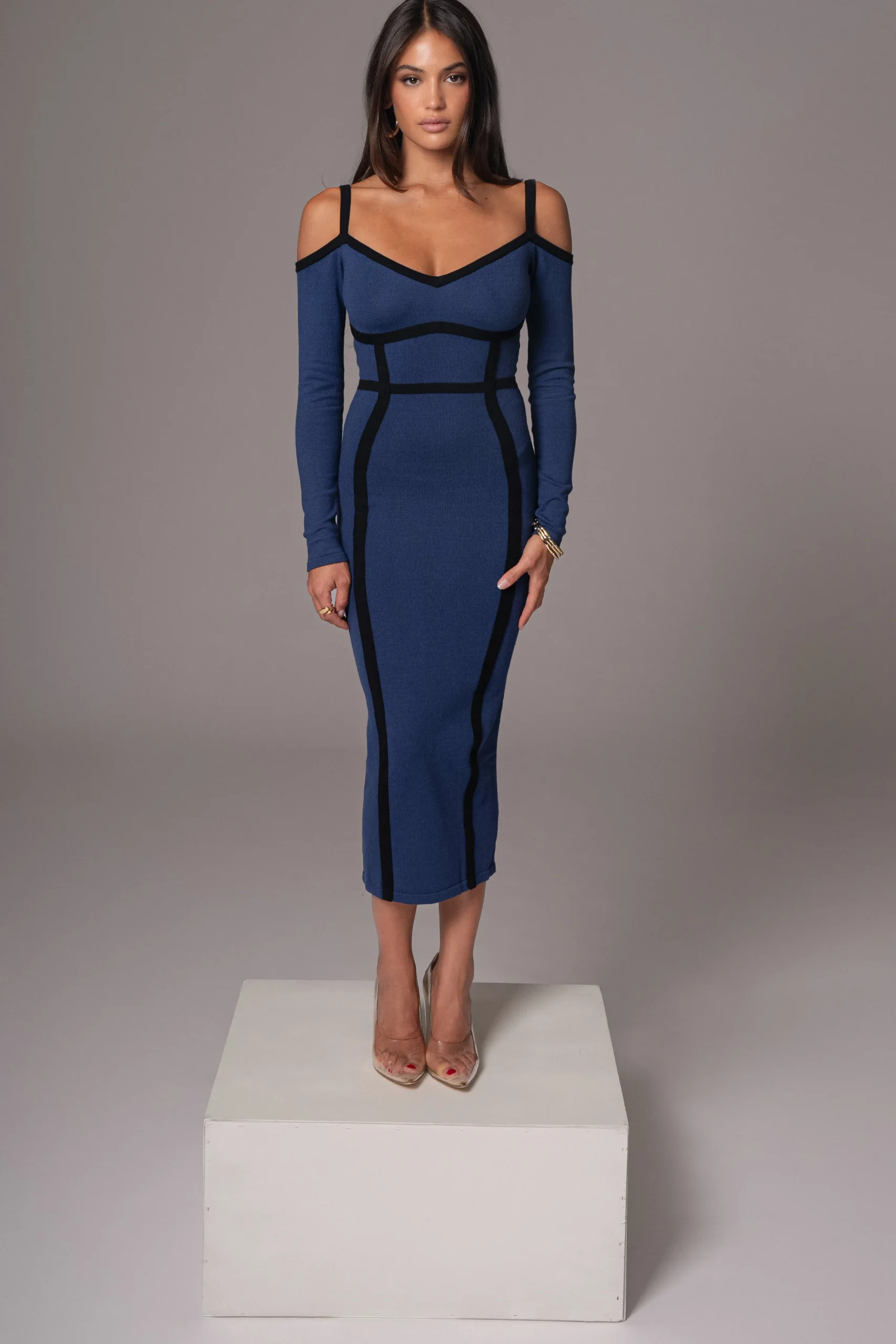 navy_debora_knit_midi_dre_2.webp JLUXLABEL Navy Debora Knit Midi Dress