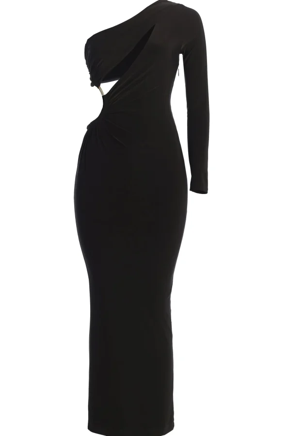 JLUXLABEL Noir Jorgia Keyhole Dress