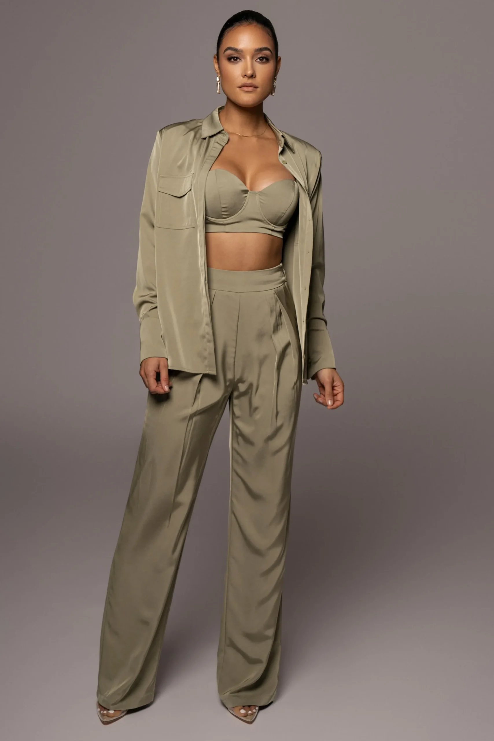 olive_candice_trousers_1.webp JLUXLABEL Olive Candice Trousers