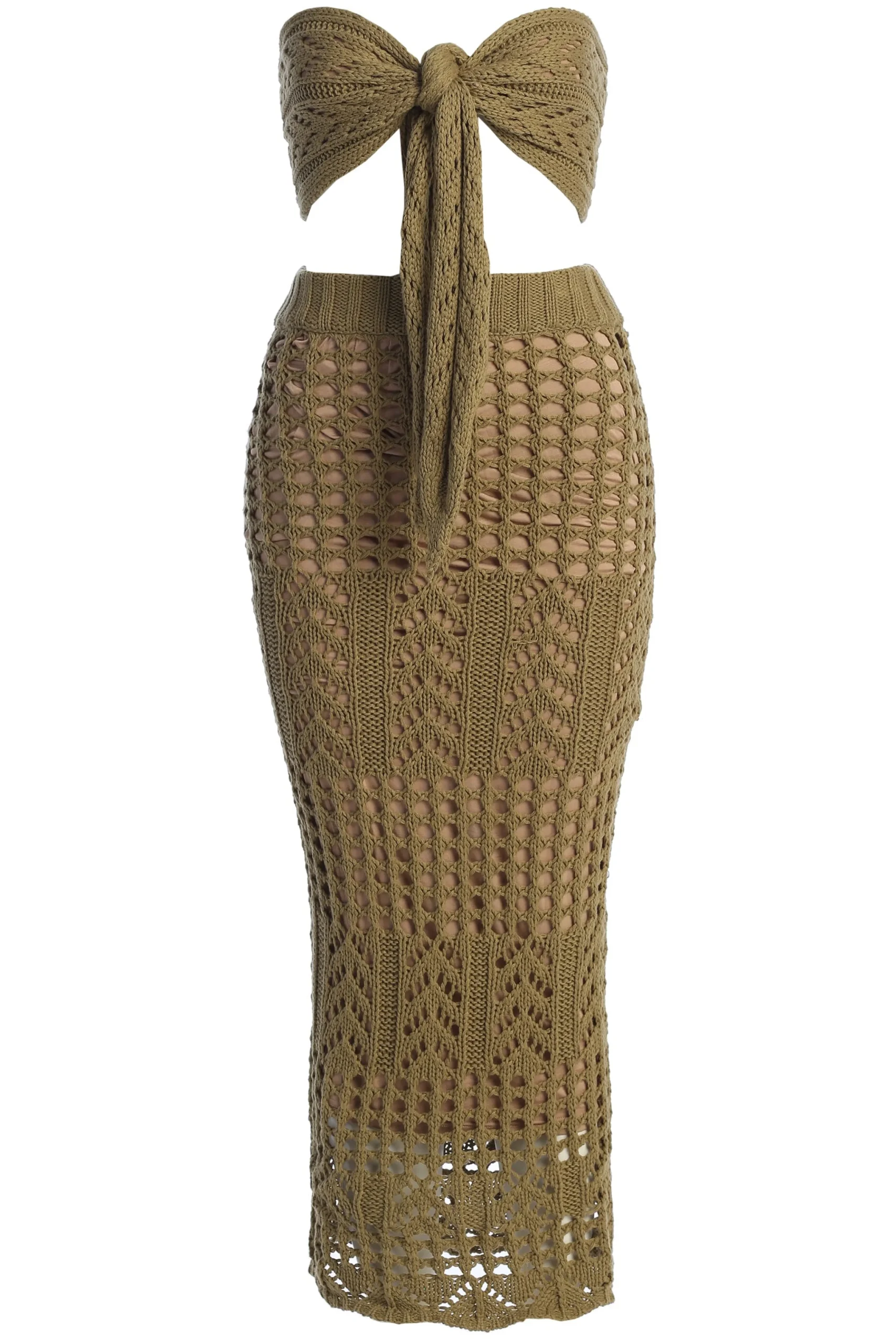 olive_caribbean_skies_ski_1.webp JLUXLABEL Olive Caribbean Skies Skirt Set