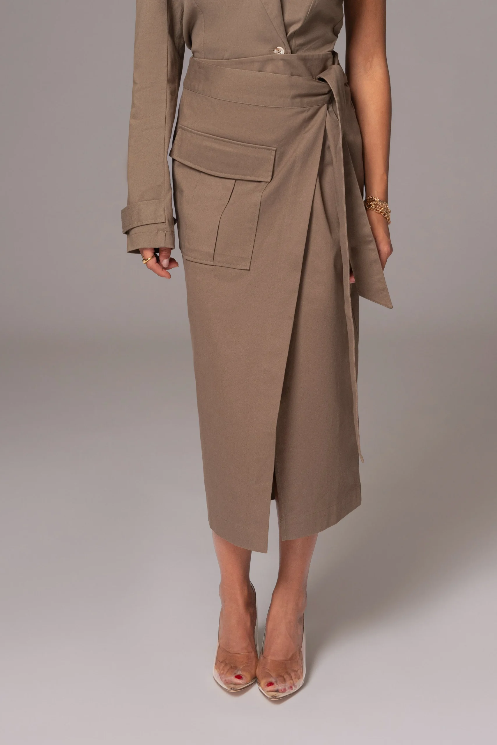 olive_city_life_cargo_ski_2.webp JLUXLABEL Olive City Life Cargo Skirt