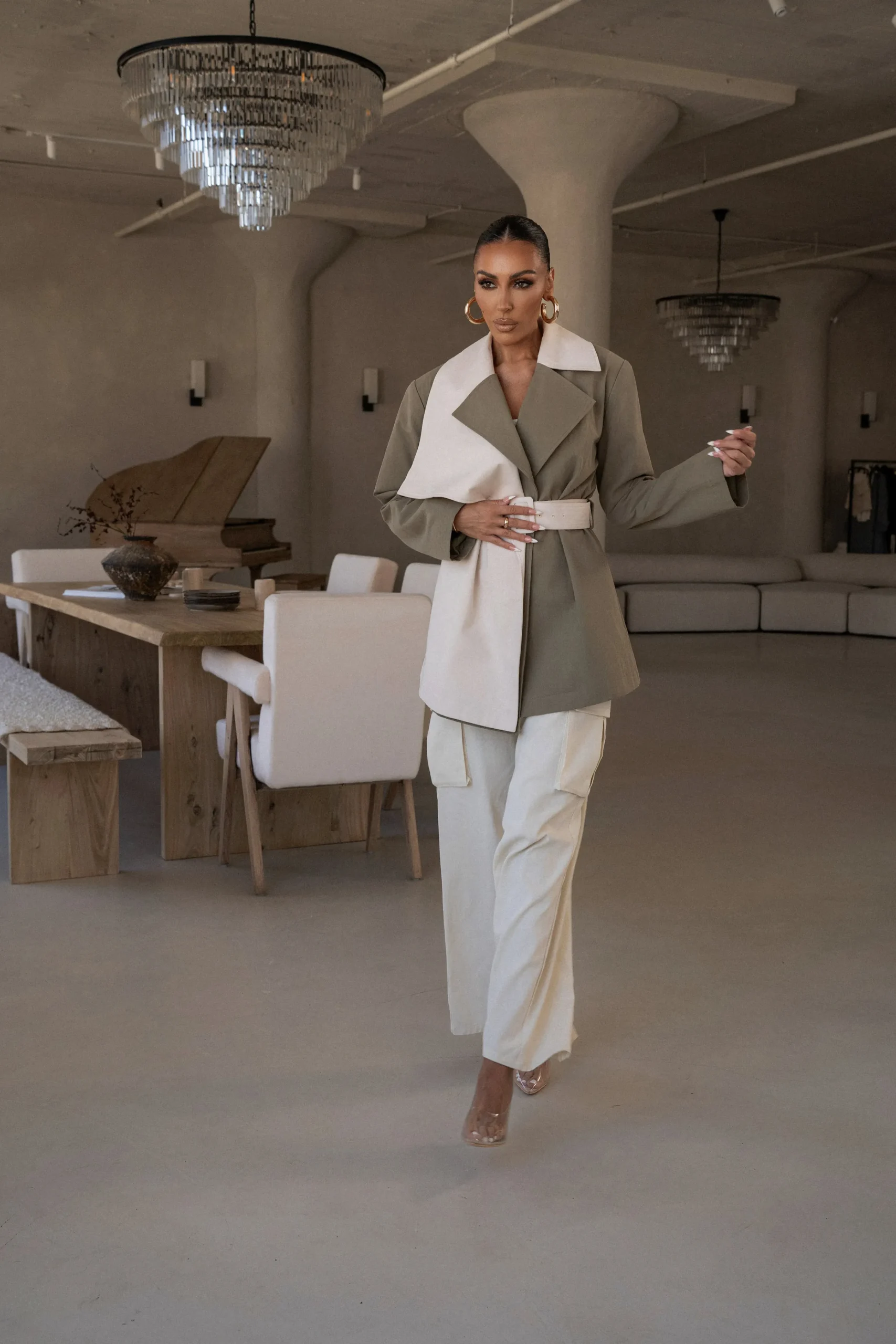 olive_color_block_summit__19.webp JLUXLABEL Olive Color Block Summit Belted Jacket