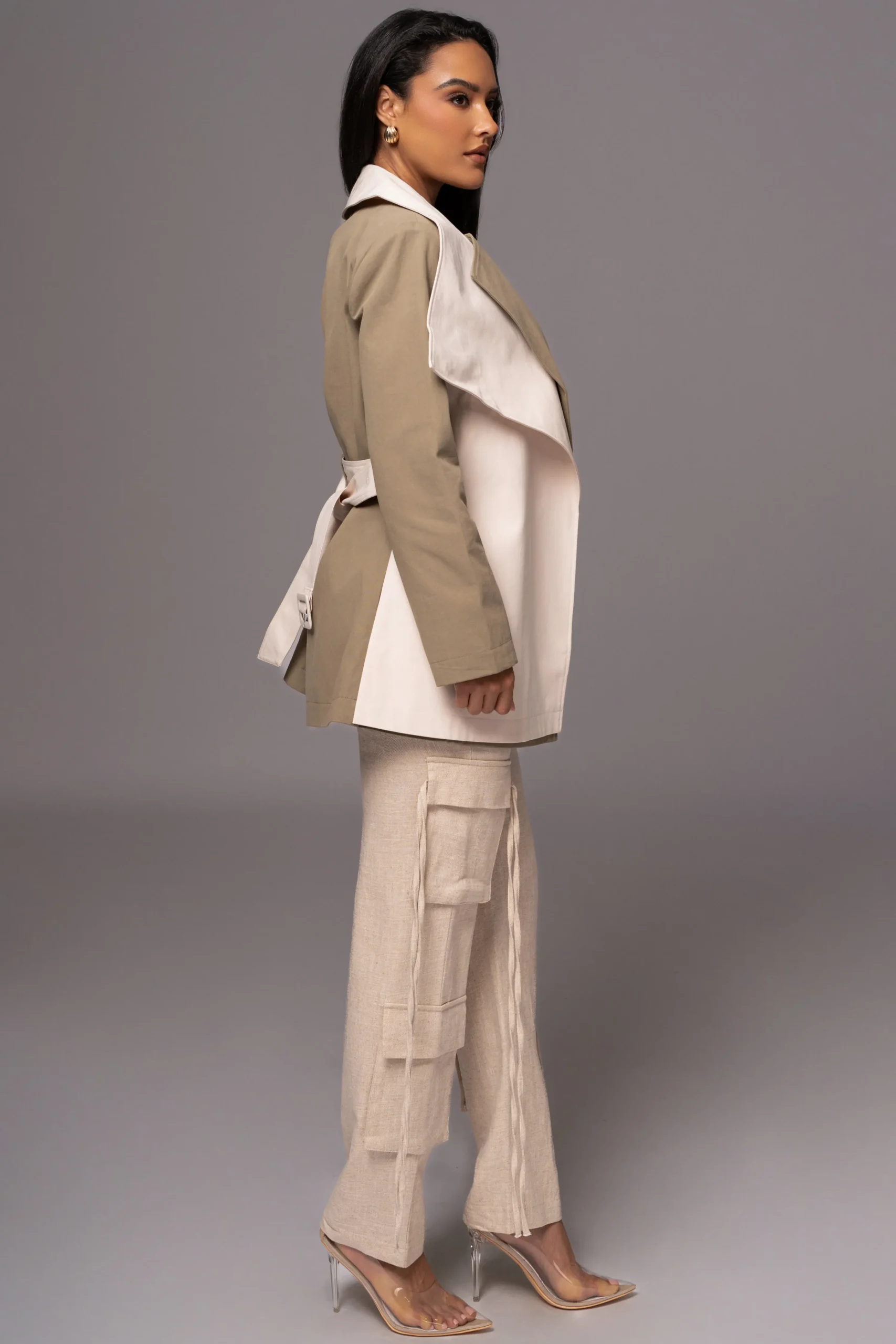 olive_color_block_summit__25.webp JLUXLABEL Olive Color Block Summit Belted Jacket