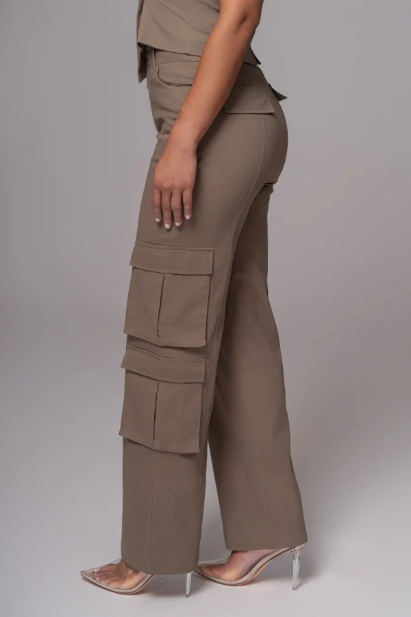 JLUXLABEL Olive Double Take Cargo Pants