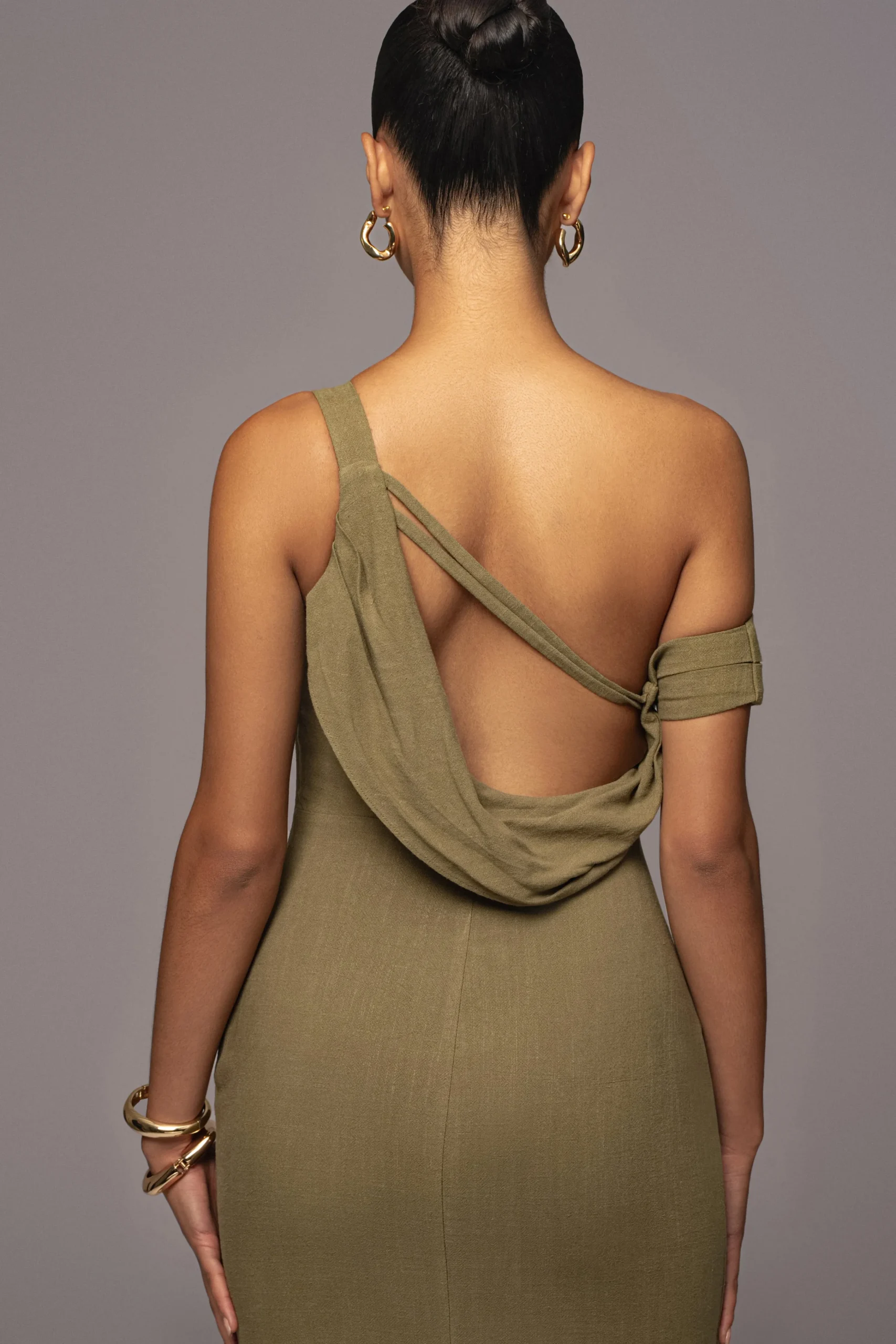 olive_escape_linen_dress_1.webp JLUXLABEL Olive Escape Linen Dress
