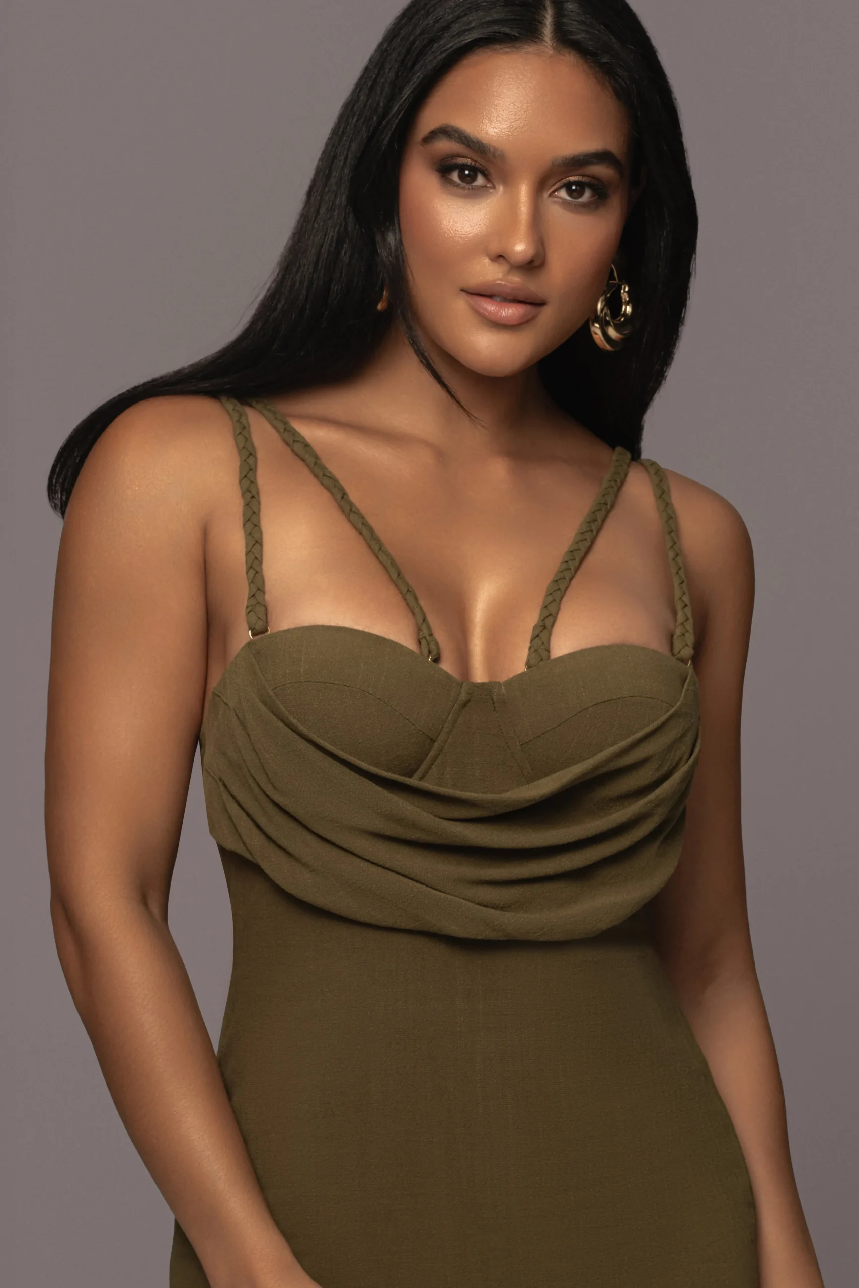 olive_linen_visions_of_yo_3.webp JLUXLABEL Olive Linen Visions Of You Dress