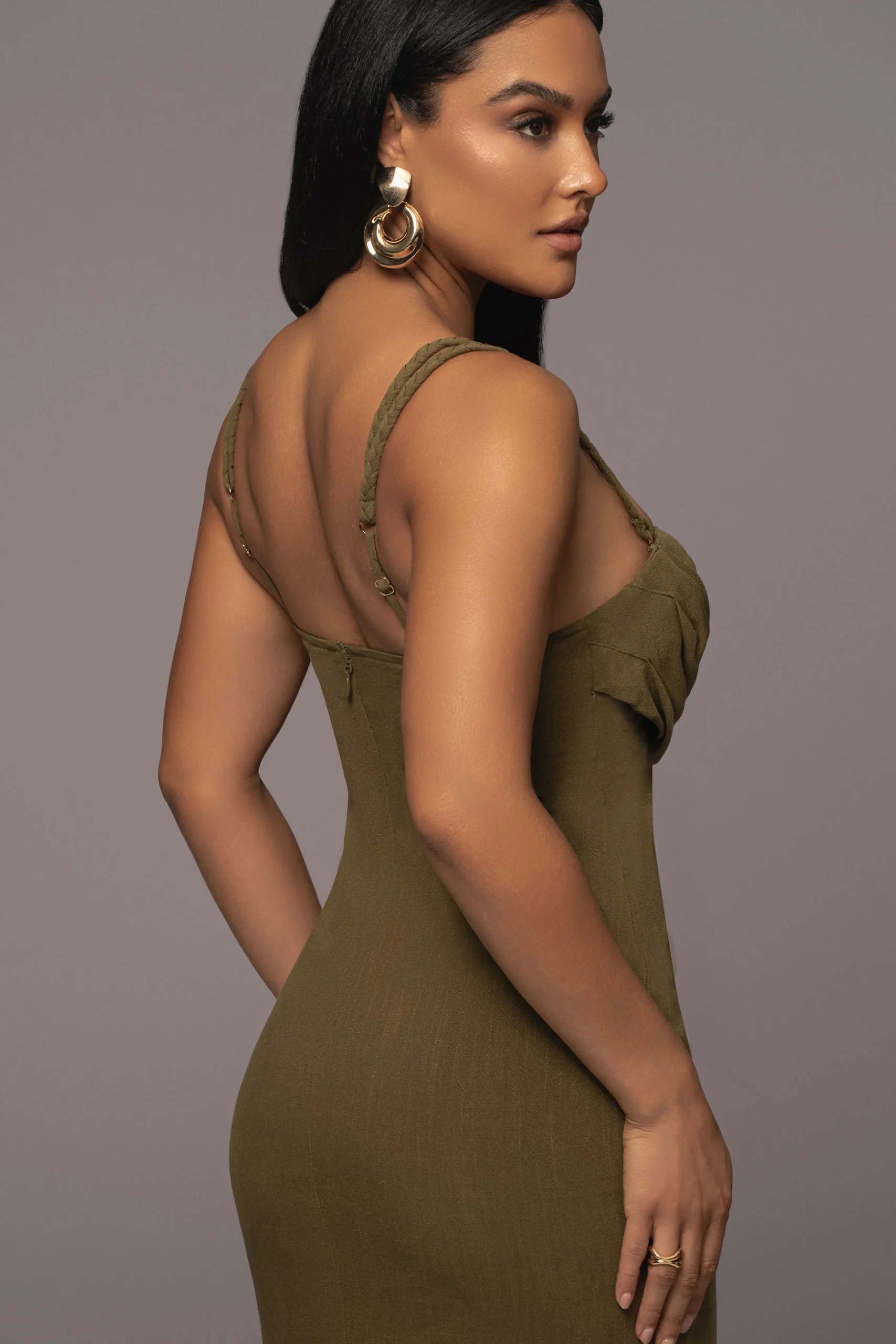 olive_linen_visions_of_yo_9.webp JLUXLABEL Olive Linen Visions Of You Dress