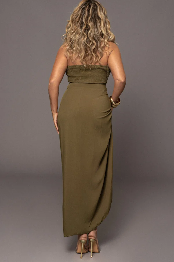 JLUXLABEL Olive Sahara Dress