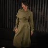 JLUXLABEL Olive The Classic Trench Coat