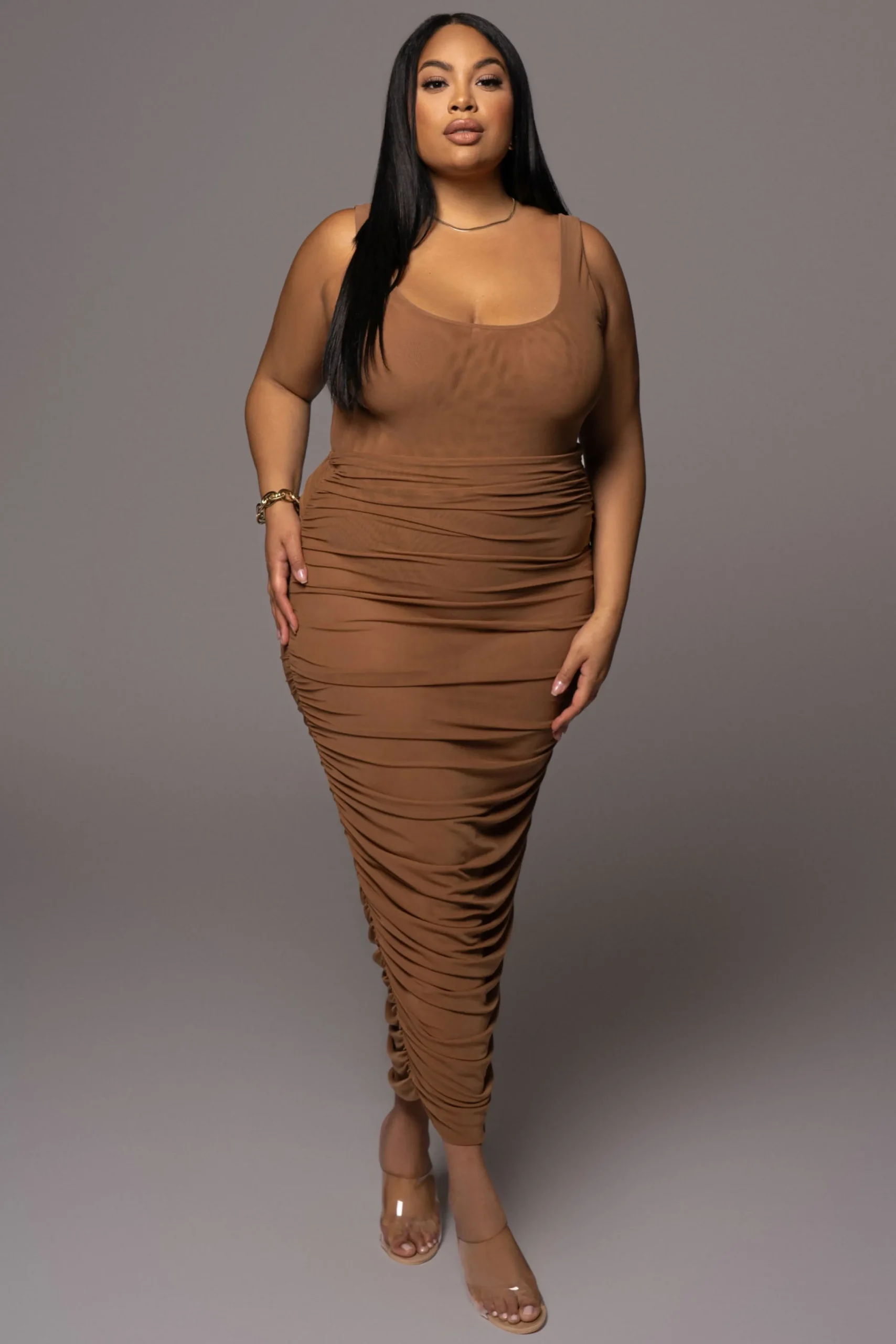 pecan_mesh_essentials_tan_6.webp JLUXLABEL Pecan Mesh Essentials Tank Bodysuit Undergarment