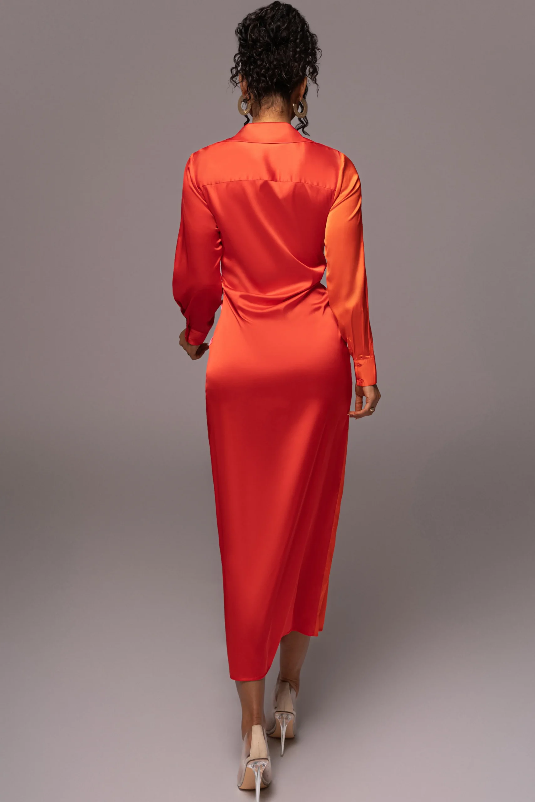 pink_color_block_satin_mi_13.webp JLUXLABEL Pink Color Block Satin Midi Dress