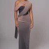 JLUXLABEL Pink Dusk Celestina Draped Maxi Dress